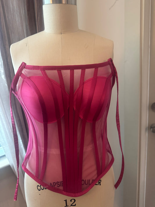 “Pink" U Shaped Corset