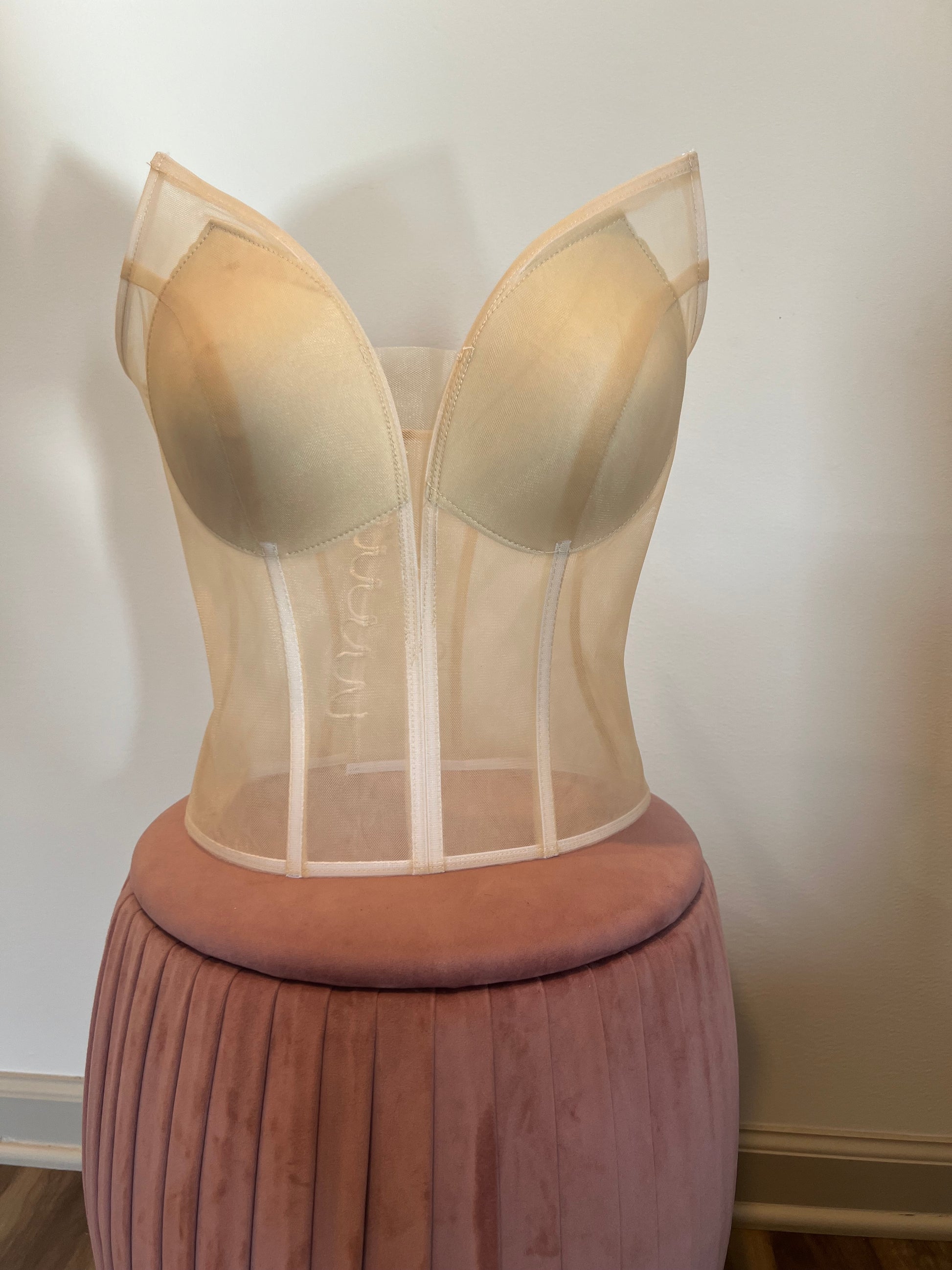 Beige Transparent Corset – Sew CEO